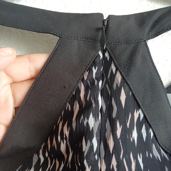 Banana Republic Factory Petite Black Sleeveless Mini Cocktail Dress Size 4P - Picture 14 of 15